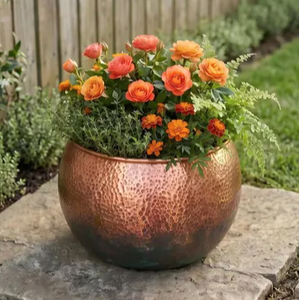 Jardinière décorative en métal de qualité supérieure, pot à fleurs moderne pour intérieur et extérieur, élégant, écologique, stylé, pour jardin, balcon, décoration de la maison. - Product Image 4
