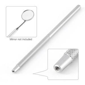 Espejo Bucal Dental de Acero Inoxidable con Mango Reflector para Inspección Oral, Herramientas Dentales - Product Image 1