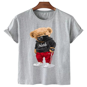 Fabrication en usine, design personnalisé, impression par sublimation, manches courtes, t-shirt pour homme en sublimation - Product Image 3