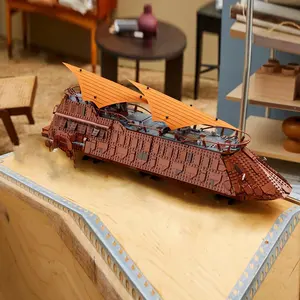 3942 piezas, modelo de ensamblaje de rompecabezas de la batalla estelar del Barco de Vela de Jabba en el Abisalón de Sarlacc, 75397, bloques de construcción para adultos y niños, regalos de cumpleaños - Product Image 4