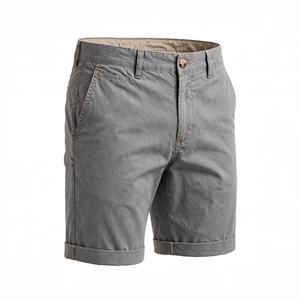 Shorts chino pour homme, coupe droite, en coton léger, décontractés pour l'été, avec poches, couleur unie, légers, respirants, personnalisables - Product Image 5