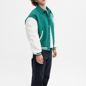 Wholesale Custom Letterman Plus Size Hip Hop Varsity Jacket 100% Wool Eco-Friendly Winter Men's Custom Varsity Jackets Mens - Product Image 4