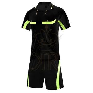 Professional Adult Unisex Soccer Referee Jersey Set INTER <b>LOCK</b> Material Heat-Transfer Printed Crew Neck Short Sleeve Custom Team - Product Image 2