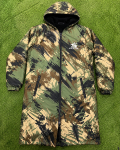 Parka de Natación Impermeable con Capucha Personalizada, Manga Larga, Secado Rápido, Transpirable, con Forro Polar y Cierre de Cremallera, Bata de Cambio con Camuflaje - Product Image 6