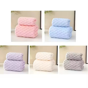 Luxury Fast-Drying Microfiber Bathrobe for Adults Children Customizable Logo Disposable Spa Bathroom Shower <b>Towel</b> Polyester - Product Image 2
