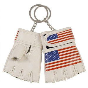 Llavero de Guantes de Fitness Mini Personalizados con Marca/Bandera, de Cuero PU, de Medio Dedo, con Agarre para Lucha, Unisex, para Regalo Promocional de Gimnasio - Product Image 2