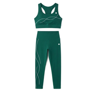 Ensemble de sport côtelé sans couture pour femme, très vendu, flexible, idéal pour la gym, le fitness, l'entraînement, les exercices et le yoga - Product Image 3