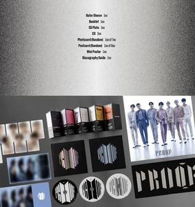 บีทีเอส โปรฟ (ฉบับคอมแพค) เวอร์ชั่นเคป๊อป แผ่นซีดีเพลง พลาสติกและกระดาษ ภาษาเกาหลี ทุกวัย รุ่น KR BW-154 - Product Image 3