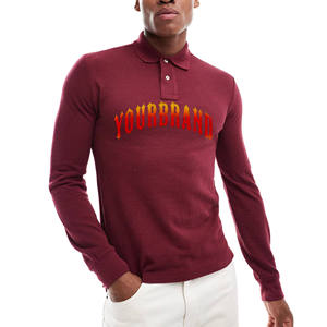 Chemises pour hommes à col en V, manches courtes, logo personnalisé imprimé, anti-rides, séchage rapide, respirantes, 100% coton, pour la course à pied, couleur unie - Product Image 4