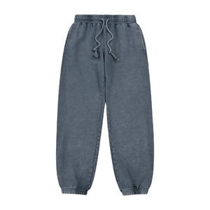 Sweat <b>Jogger</b> Pants Men Straight Leg Stacked <b>Baggy</b> Sweatpants Custom Embroidery Logo French Terry Cotton <b>Jogger</b> Pants MADE BY HS - Product Image 1