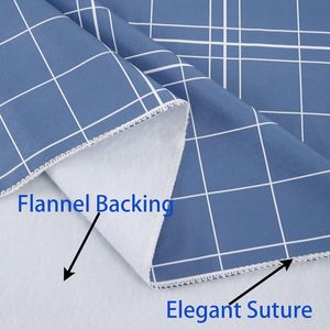 Nappe en vinyle résistante avec envers en flanelle imperméable, nappe de qualité supérieure - Product Image 1