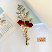 Buket Bunga Kering Mini Bunga Kering Alami Hari Ibu Magnet Cina Grosir Bunga Shower