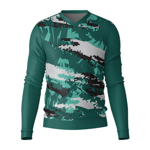 เสื้อเชิ้ตผู้ชายขายดี แฟชั่นฤดูใบไม้ร่วง สวมใส่สบาย คอวี แขนยาว ติดกระดุม สีพื้น ระบายอากาศได้ดี - Product Image 5