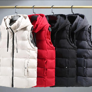 Factory Direct Sale Winter Down <b>Vest</b> Excellent Sleeveless <b>Thermal</b> Down <b>Men</b> Puffer Warm Plus Size Down <b>Vest</b> - Product Image 1