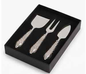 Modern Stainless Steel <b>Cheese</b> <b>Knife</b> <b>Set</b> With Ornate Handles Dishwasher Safe Ideal For Serving Use Kitchen And Catring Use - Product Image 4