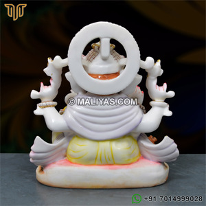 Murti de Ganesha de Resina |   Ídolo Decorativo del Dios Ganesha para el Hogar y el Templo - MALIYAS - Product Image 5