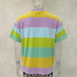 เสื้อยืดลำลองผู้ชายคุณภาพสูง แบรนด์สั่งทำพิเศษ ผ้าฝ้ายเฟรนช์เทอร์รี่ ทรงหลวม หนานุ่ม สไตล์วินเทจ ซักนุ่ม - Product Image 4