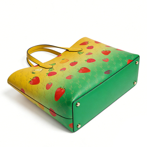 Designer Brand Women's Fruit Print Tote <b>Bag</b> <b>Large</b> Capacity Ladies' Handbag, Casual Shopping <b>Beach</b> Everyday <b>Bag</b> - Product Image 4