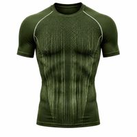 Haut de sport pour homme, bleu, manches longues, anti-UV, respirant, écologique, séchage rapide, impression par sublimation, spandex, 180g