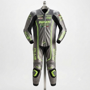 Traje de Carreras Personalizado para Hombre en Cuero Vacuno/Canguro, Mono de Una Pieza con Armadura de Nivel 2 CE, Hecho a Medida, Protección OEM - Product Image 1