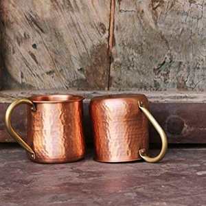 Mug moderne en cuivre pur Bold Blossom avec couvercle, logo émaillé personnalisé, gobelet écologique portable - Product Image 3