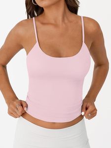 Womens Cotton Cami <b>Top</b> Spaghetti Strap Sleeveless Camisole Soft Breathable Stretch Fitted Casual Layering Inner wear <b>Summer</b> <b>Tank</b> - Product Image 3
