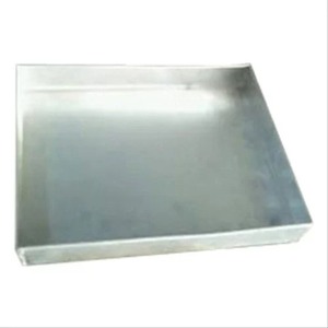 Bandeja Rectangular Portátil de Diseño Contemporáneo en Metal, Vajilla, Utensilio de Cocina - Product Image 1