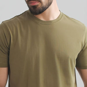 T-shirt léger pour homme, maillot de sport uni, vêtements de gym vierges, personnalisables avec motifs graphiques pour le fitness - Product Image 6