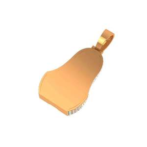 Best Grade Bright Color Long Life Diamond Alloy <b>Iced</b> <b>Out</b> Pendant with Gold Plated <b>Chain</b> Men's Fashion Jewelry - Product Image 2