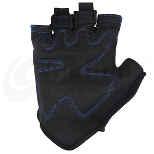 Gants de musculation demi-doigts bleus pour femmes, confortables et antidérapants, pour la gym et le fitness, collection 2026 – Offre spéciale - Product Image 4
