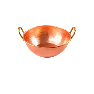 Bol en cuivre poli brillant, design classique, bol de service en métal fait main pour la présentation des aliments, idéal pour offrir, bols en cuivre en promotion - Product Image 5