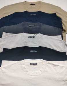 Pull en tricot crème pour homme, manches longues, couleur unie, coton, vêtements d'automne - Product Image 5