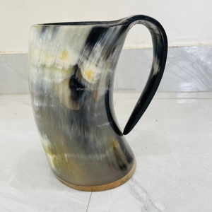 แก้วเบียร์ทำจากเขาควายขัดเงาอย่างดี ของแท้ ทันสมัย คุณภาพสูง ราคาถูก ที่นี่ - Product Image 2