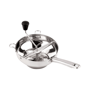 Moulin à nourriture manuel en acier inoxydable / Passoire à nourriture rotative avec manivelle (Fabricant de purée de légumes et de fruits) - Product Image 1