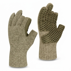 <b>Half</b> Finger Fishing Gloves Insulated Cotton Blend Unisex All Seasons Pull On Comfortable Breathable Anti <b>Slip</b> Grip - Product Image 5