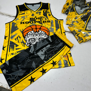 Custom Breathable Quick Dry 100% <b>Polyester</b> Heat-Transfer Printed Color Blocking Flag Football Uniform Set Summer Jersey <b>Shorts</b> - Product Image 4