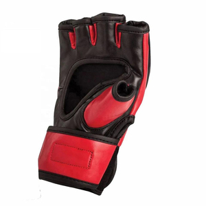 Professional Half-Finger MMA <b>Gloves</b> <b>Moisture</b> Wicking Lace-Up Closure Custom Logo Logo for Fighting-Wholesale Martial Arts Boxing - Product Image 3