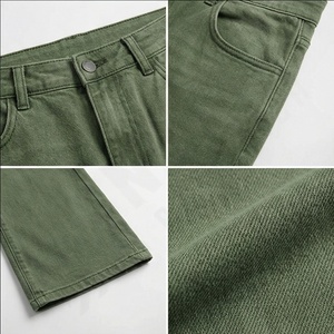 Pantalones de chándal acampanados sueltos, pantalones de hombre, pantalones de chándal apilados, pantalones de chándal de pierna ancha holgados de algodón de gran tamaño, pantalones de invierno - Product Image 4