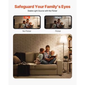 Paquete de 6 Bombillas LED A19 de Filamento Estilo Edison, Regulables, 4.5W, 450 Lúmenes, 2700K, Blanco Cálido, Base E26 - Product Image 4