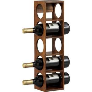 Moderno Estante de Vino Metálico de Pared, Soporte Decorativo Flotante para Botellas de Vino, Estante Minimalista para Vino, Exhibidor Vertical para Bar - Product Image 2
