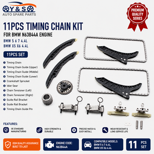 Nuevo Kit de Cadena de Distribución de 11 Piezas N63B44A S63B44A V8 4.4L Turbo F10 F01 E70 F15 550i 650i 750i X5 X6 de Acero Aleado para Reparación de Motor - Product Image 1