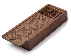Boîte à mouchoirs en bois imprimée, boîte de rangement décorative, organisateur fait main pour la maison, cadeau de mariage, fait main avec une finition de qualité - Product Image 6