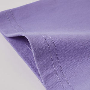 Camiseta Corta de Algodón 100% Tejido, Ecológica, Transpirable, para Mujer, Ligera, Informal, de Manga Corta, para Verano - Product Image 4