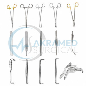 Juego de Instrumentos Quirúrgicos Abdominales de Alta Calidad, Certificado CE, Instrumentos Reutilizables para Ginecología y Cirugía General - Product Image 3