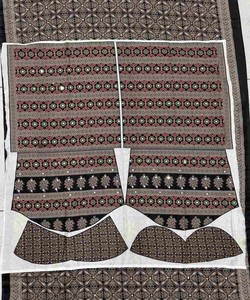 Sari traditionnel en soie marron, longueur ras du sol, pour fêtes et mariages, vêtements ethniques indiens et pakistanais pour femmes, séchage rapide 85324 DVD ON5176 - Product Image 4