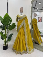 Sari Shari de seda suave Banarasi más reciente del proveedor indio para festivales de boda precio al por mayor para el verano