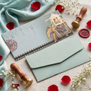 Sobres de lujo para dinero de boda, Shagun Hongbao Lai Si, paquete rojo para regalo en efectivo, de la India, sobres para dinero con lámina dorada. - Product Image 5