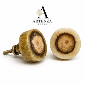 Poignée de meuble moderne réglable en résine ronde pour tiroirs de cuisine et armoires - Product Image 3