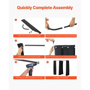 Camerino doppio portatile con tende spesse in poliestere, cabina prova per boutique e arredamento per centri commerciali - Product Image 6