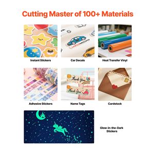 Macchina da Taglio Vinile con Rilevamento Automatico dei Bordi e Software di Design, Compatibile con Materiali e Filamenti per Forniture Artigianali - Product Image 3